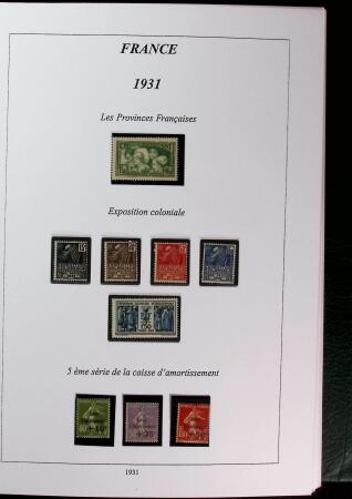 1900-1959 Collection en 2 classeurs, avec de bonnes valeur