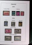 1900-1959 Collection en 2 classeurs, avec de bonnes valeur
