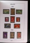 1900-1959 Collection en 2 classeurs, avec de bonnes valeur