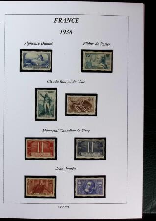 1900-1959 Collection en 2 classeurs, avec de bonnes valeur