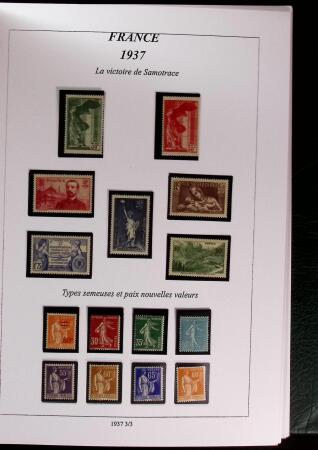 1900-1959 Collection en 2 classeurs, avec de bonnes valeur