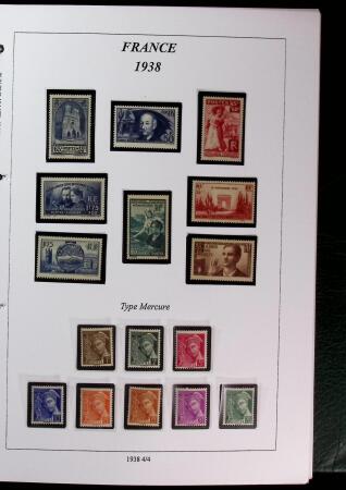 1900-1959 Collection en 2 classeurs, avec de bonnes valeur