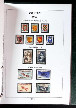 1900-1959 Collection en 2 classeurs, avec de bonnes valeur