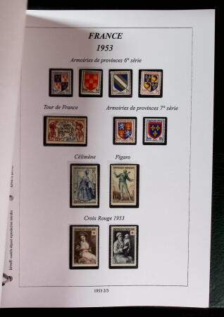 1900-1959 Collection en 2 classeurs, avec de bonnes valeur