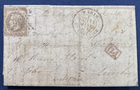 1870-1871 Lot de 5 ballons montés dont une pour la