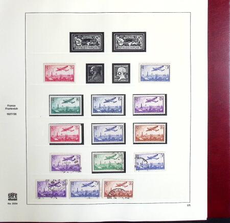1849-1969 Collection de timbres de France en 3 albums