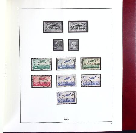 1849-1969 Collection de timbres de France en 3 albums