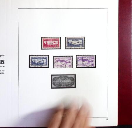 1849-1969 Collection de timbres de France en 3 albums