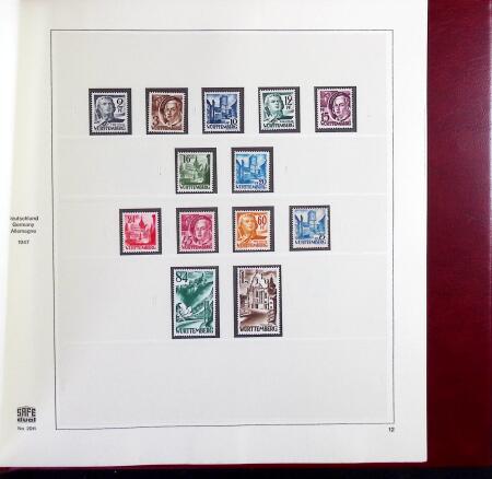 1849-1969 Collection de timbres de France en 3 albums