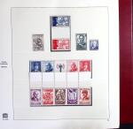 1849-1969 Collection de timbres de France en 3 albums