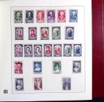 1849-1969 Collection de timbres de France en 3 albums