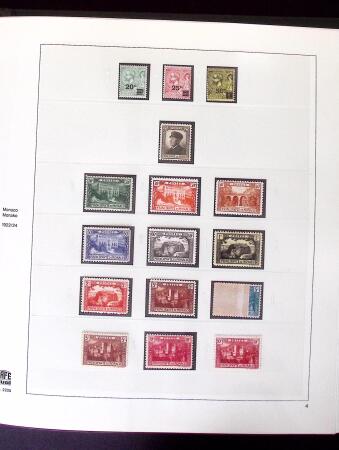1885-2015 Collection de Monaco, surtout de neufs, à