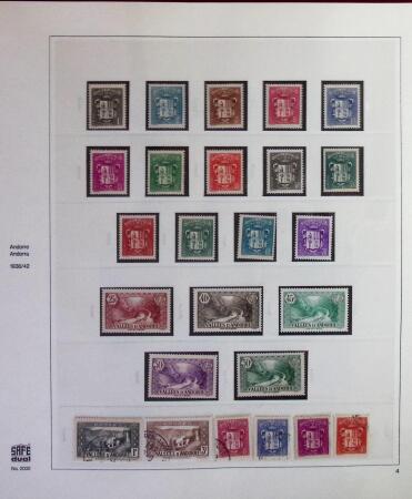 1931-2015 Collection de timbres neufs d'Andorre en