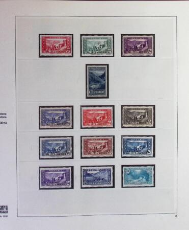 1931-2015 Collection de timbres neufs d'Andorre en