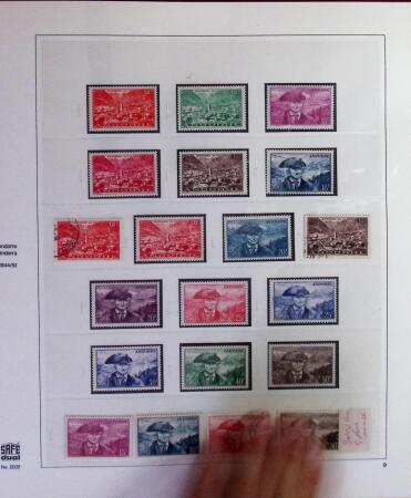 1931-2015 Collection de timbres neufs d'Andorre en