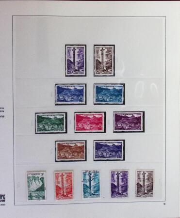 1931-2015 Collection de timbres neufs d'Andorre en