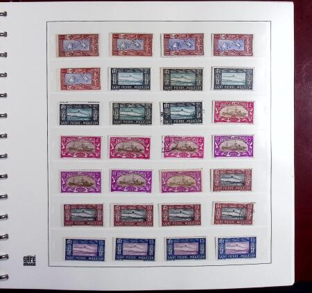 1880-2015 Collection de timbres neufs de SPM en 3 albums