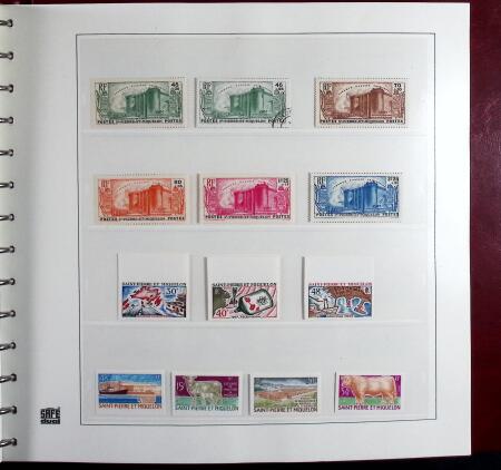 1880-2015 Collection de timbres neufs de SPM en 3 albums
