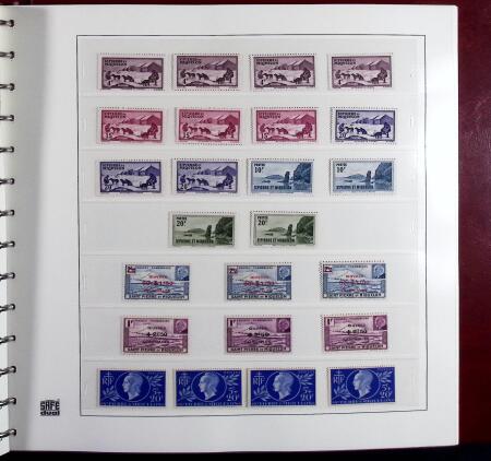 1880-2015 Collection de timbres neufs de SPM en 3 albums