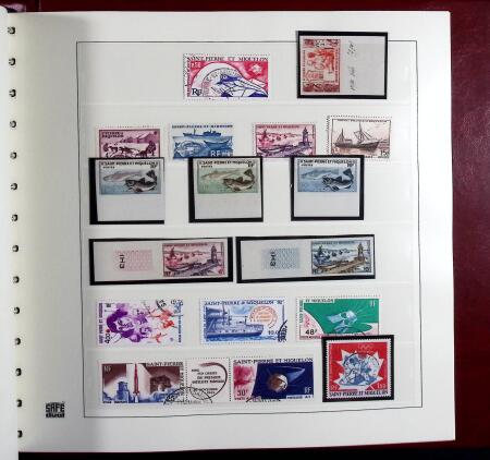 1880-2015 Collection de timbres neufs de SPM en 3 albums