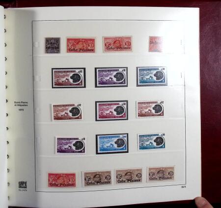1880-2015 Collection de timbres neufs de SPM en 3 albums