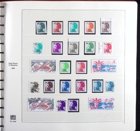 1880-2015 Collection de timbres neufs de SPM en 3 albums