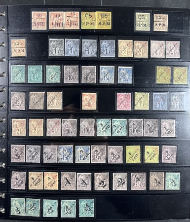 1880-2015 Collection de timbres neufs de SPM en 3 albums