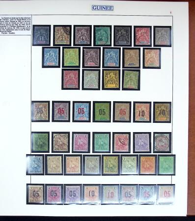 1891-1960 Belle collection des colonies Françaises