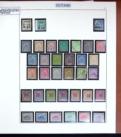 1891-1960 Belle collection des colonies Françaises