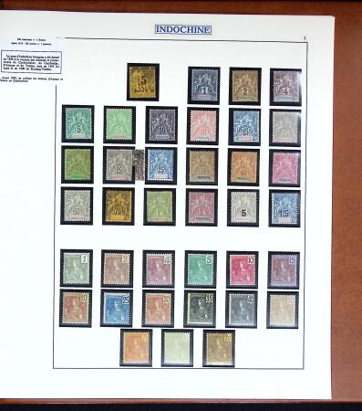 1891-1960 Belle collection des colonies Françaises