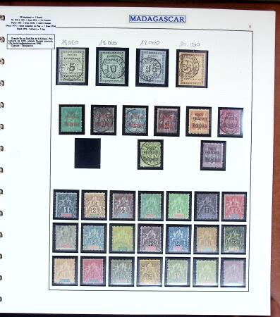 1891-1960 Belle collection des colonies Françaises