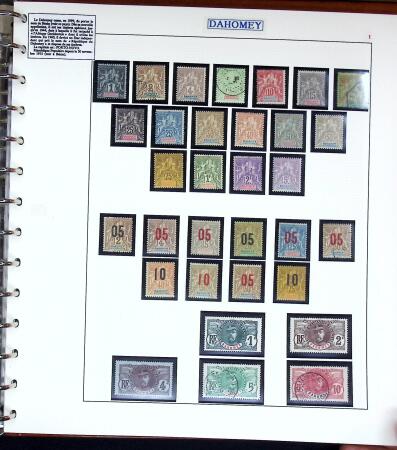 1891-1960 Belle collection des colonies Françaises