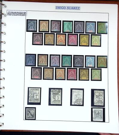 1891-1960 Belle collection des colonies Françaises
