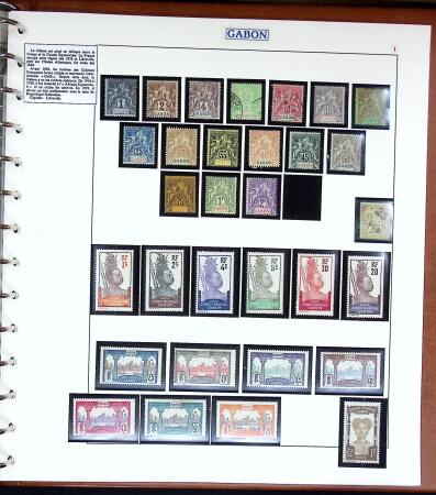 1891-1960 Belle collection des colonies Françaises