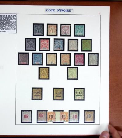 1891-1960 Belle collection des colonies Françaises