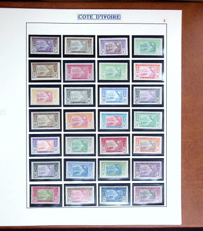 1891-1960 Belle collection des colonies Françaises