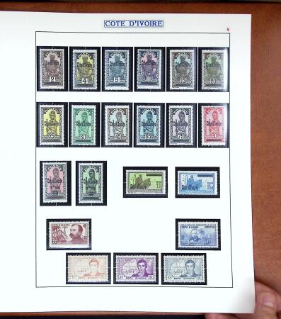 1891-1960 Belle collection des colonies Françaises