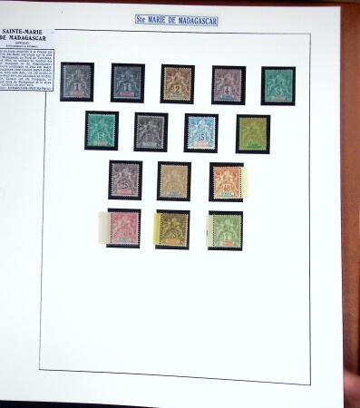 1891-1960 Belle collection des colonies Françaises