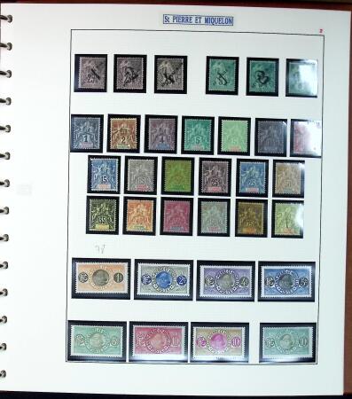 1891-1960 Belle collection des colonies Françaises