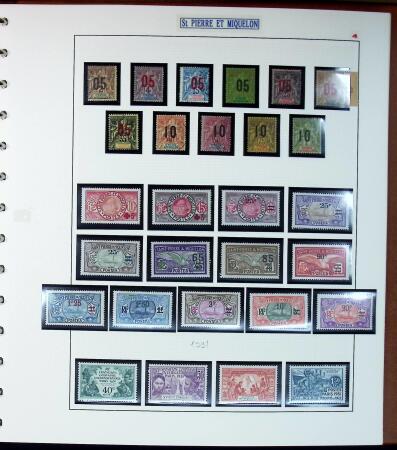1891-1960 Belle collection des colonies Françaises