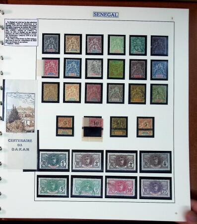 1891-1960 Belle collection des colonies Françaises
