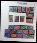 1892-1956 Collection des colonies française des Cote