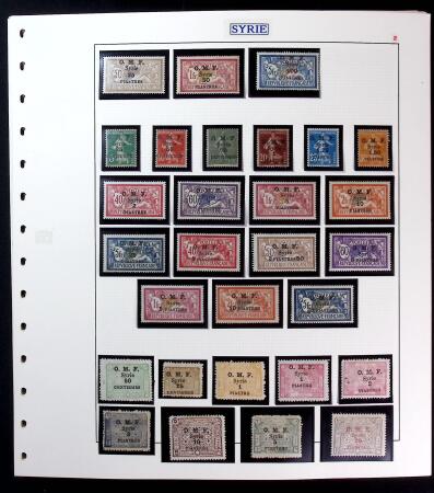 1919-24 Belle collection Syrie et Grand Liban, neuf