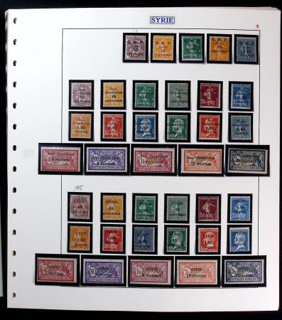 1919-24 Belle collection Syrie et Grand Liban, neuf