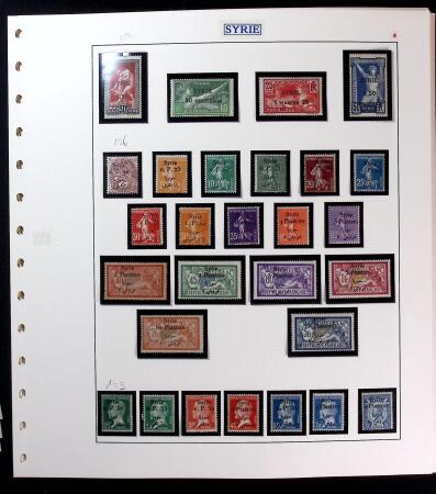 1919-24 Belle collection Syrie et Grand Liban, neuf