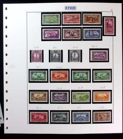 1919-24 Belle collection Syrie et Grand Liban, neuf
