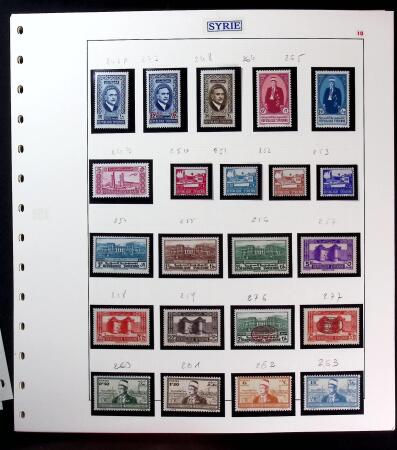 1919-24 Belle collection Syrie et Grand Liban, neuf