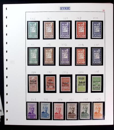 1919-24 Belle collection Syrie et Grand Liban, neuf