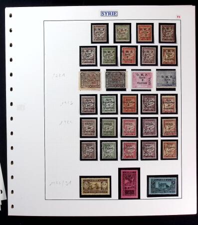 1919-24 Belle collection Syrie et Grand Liban, neuf
