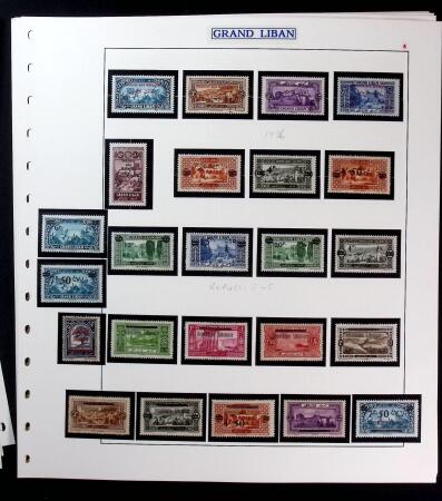 1919-24 Belle collection Syrie et Grand Liban, neuf